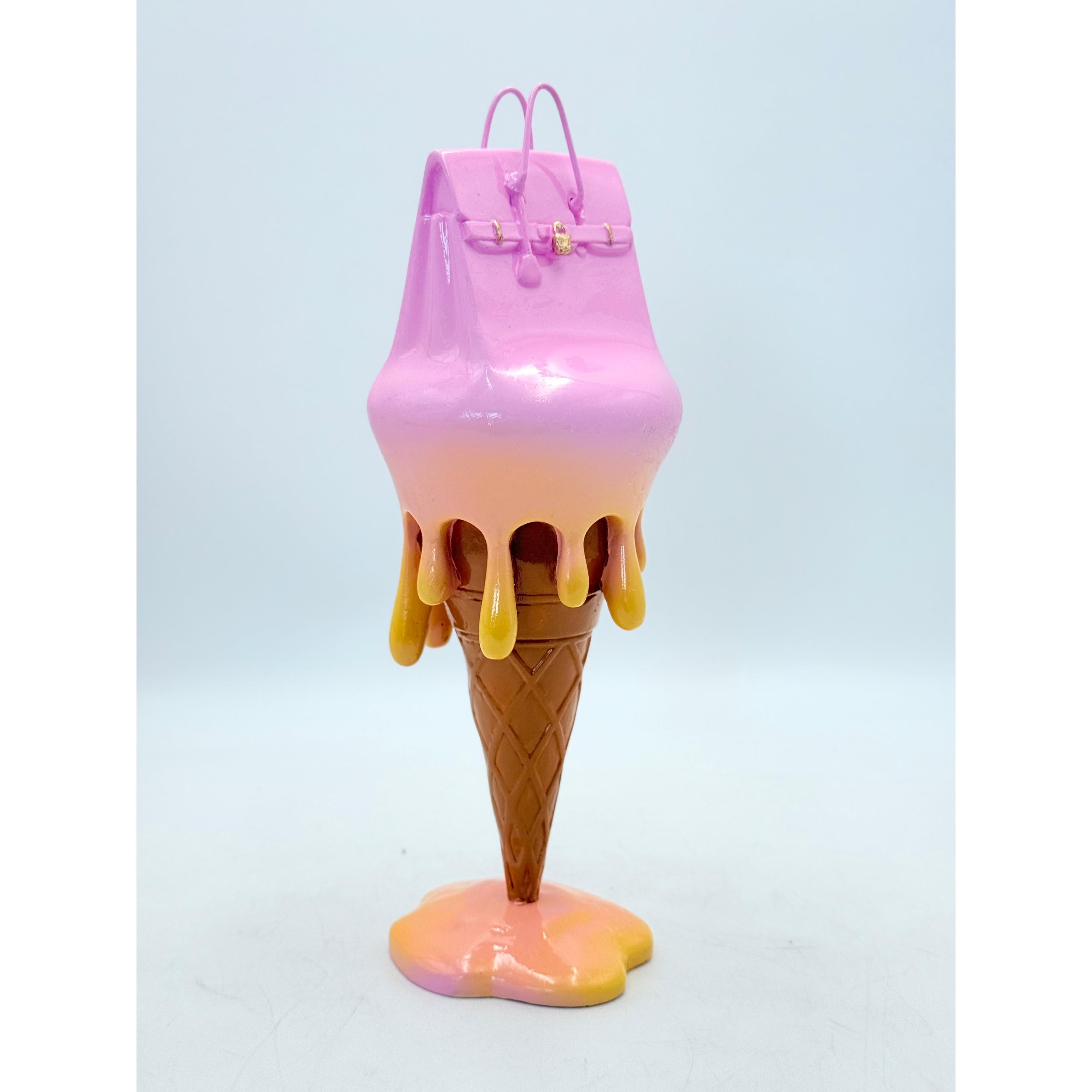 Melty Bag Sculpture | Pink & Yellow Edition