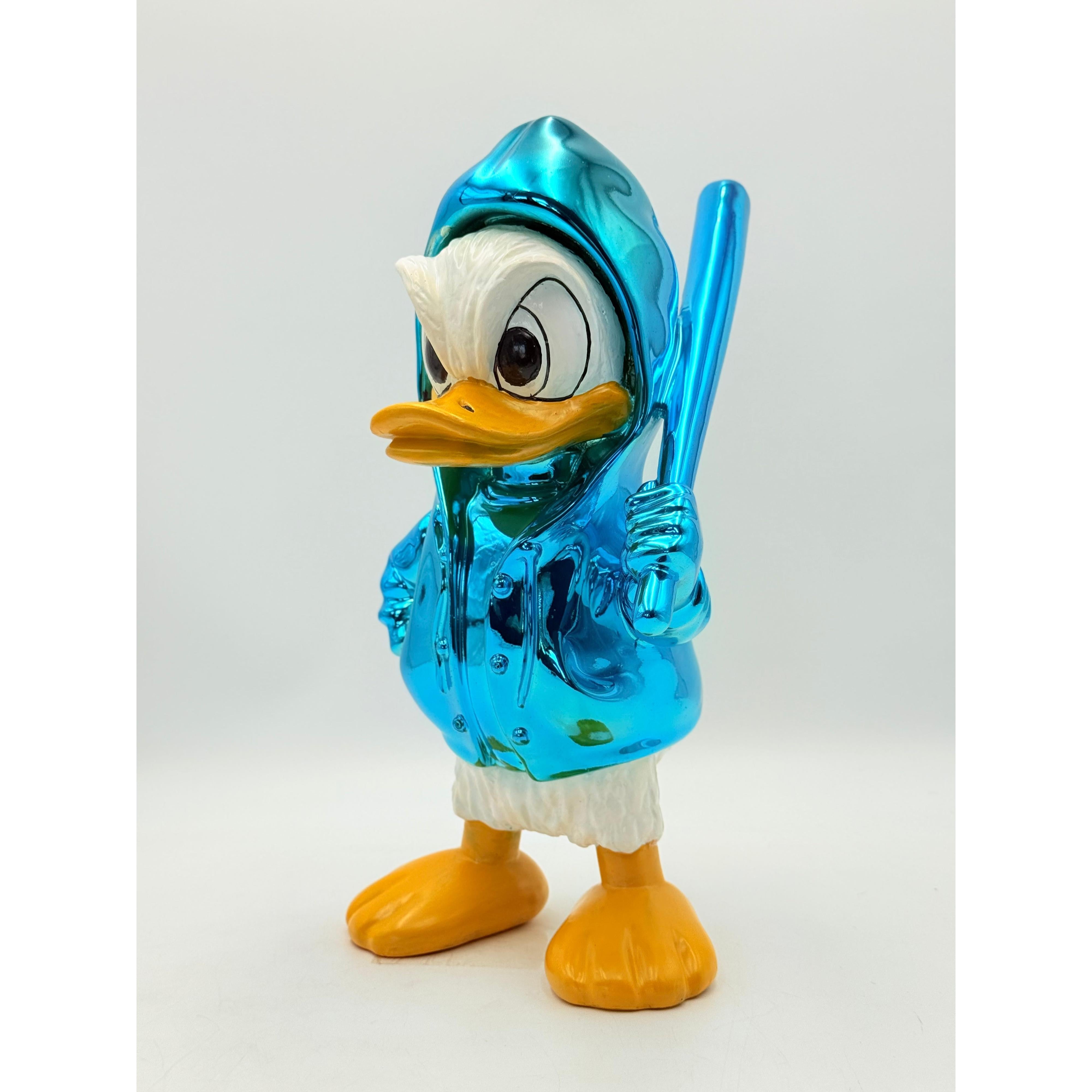DUXX Sculpture | Blue Chrome Edition