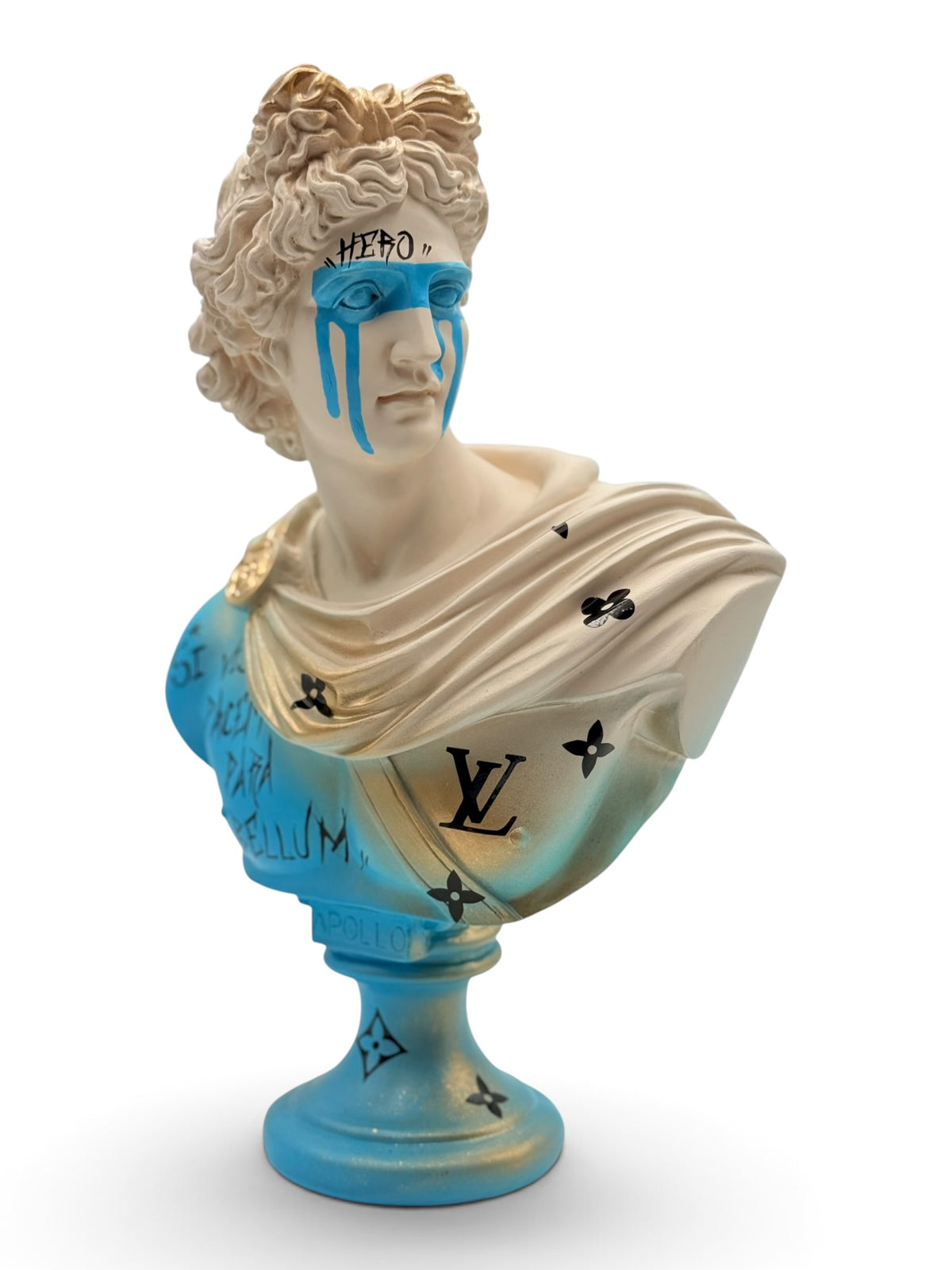 Apollo Bust Sculpture | Louis Vuitton Monogram Pop Art