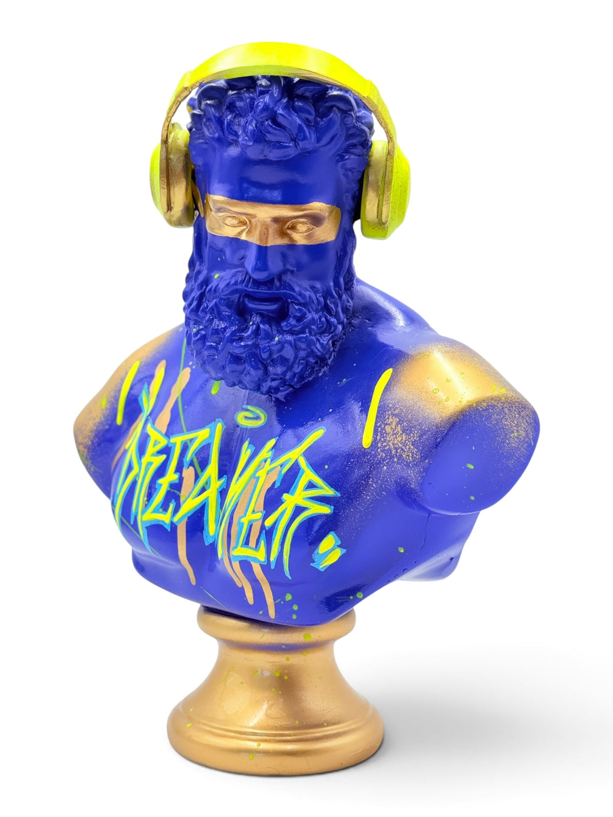 DJ Hercules Sculpture | Blue & Gold Dreamer Edition