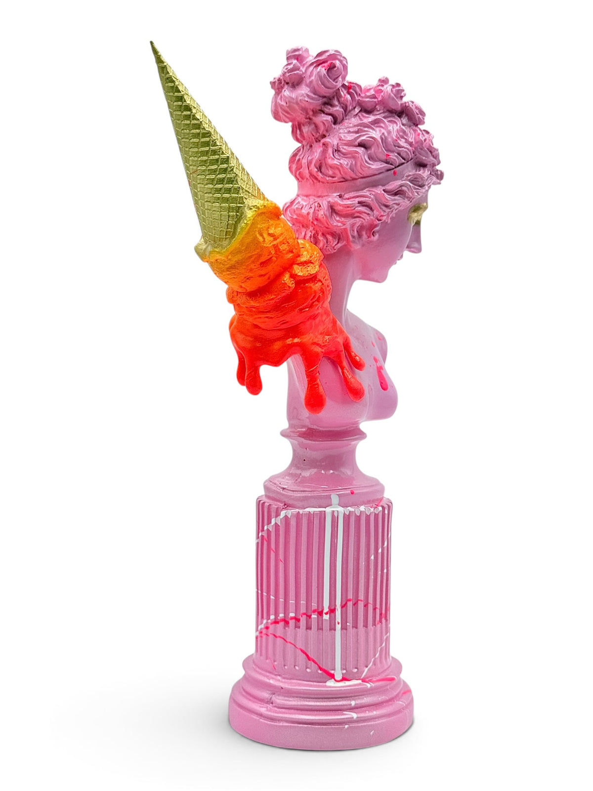 Venus Ice Cream Sculpture | Pink Aphrodite Pop Art Bust