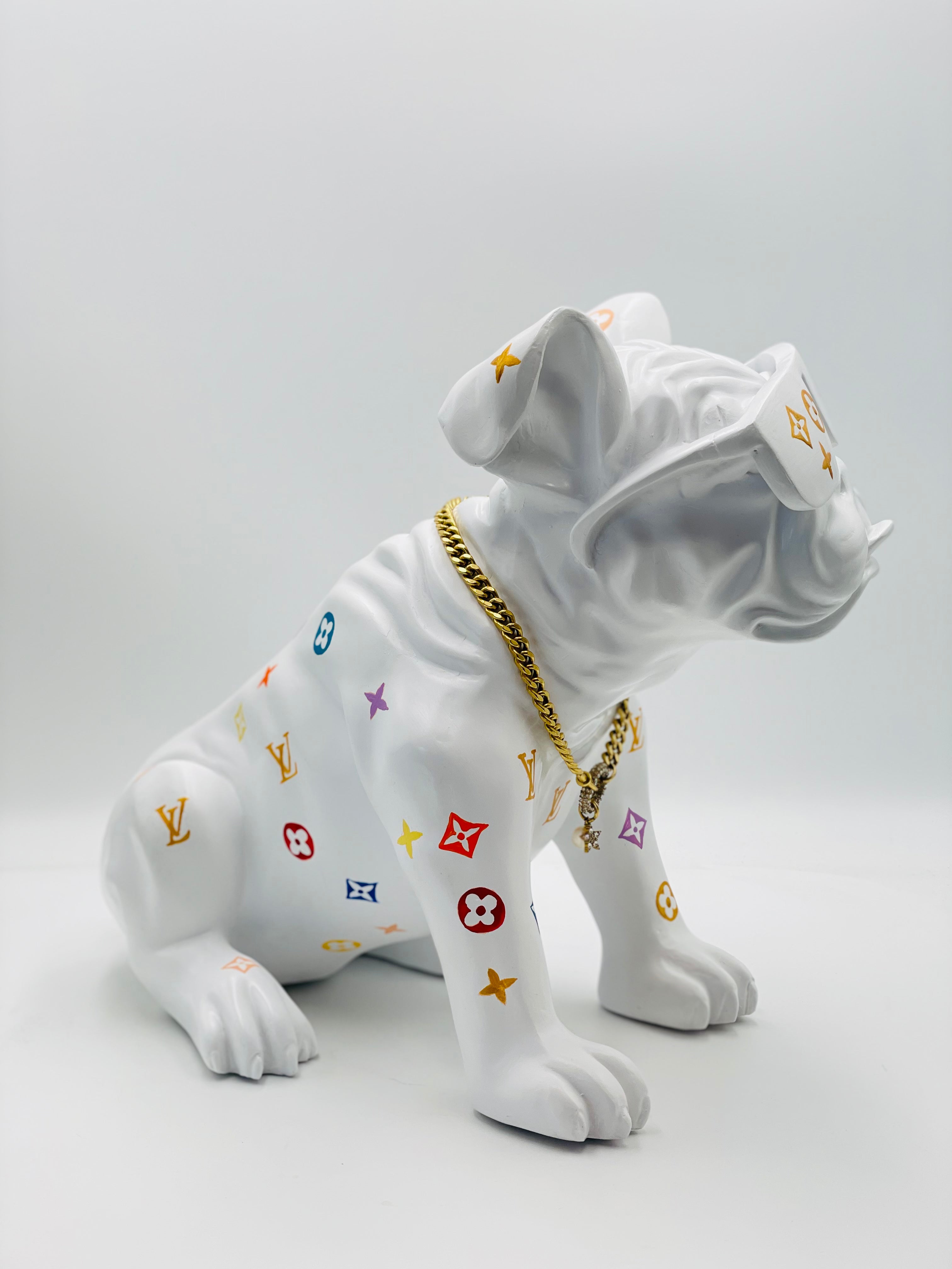 British Bulldog Sculpture | Louis Vuitton Edition