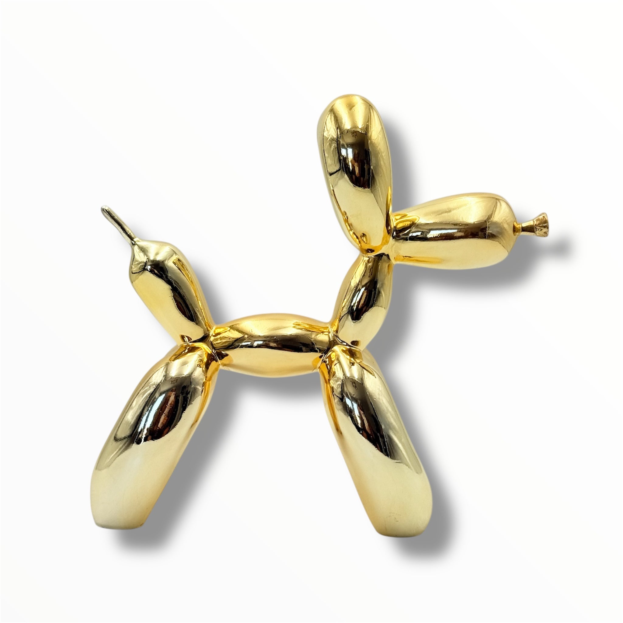 Balloon Dog Sculpture Set | Gold Chrome Edition
