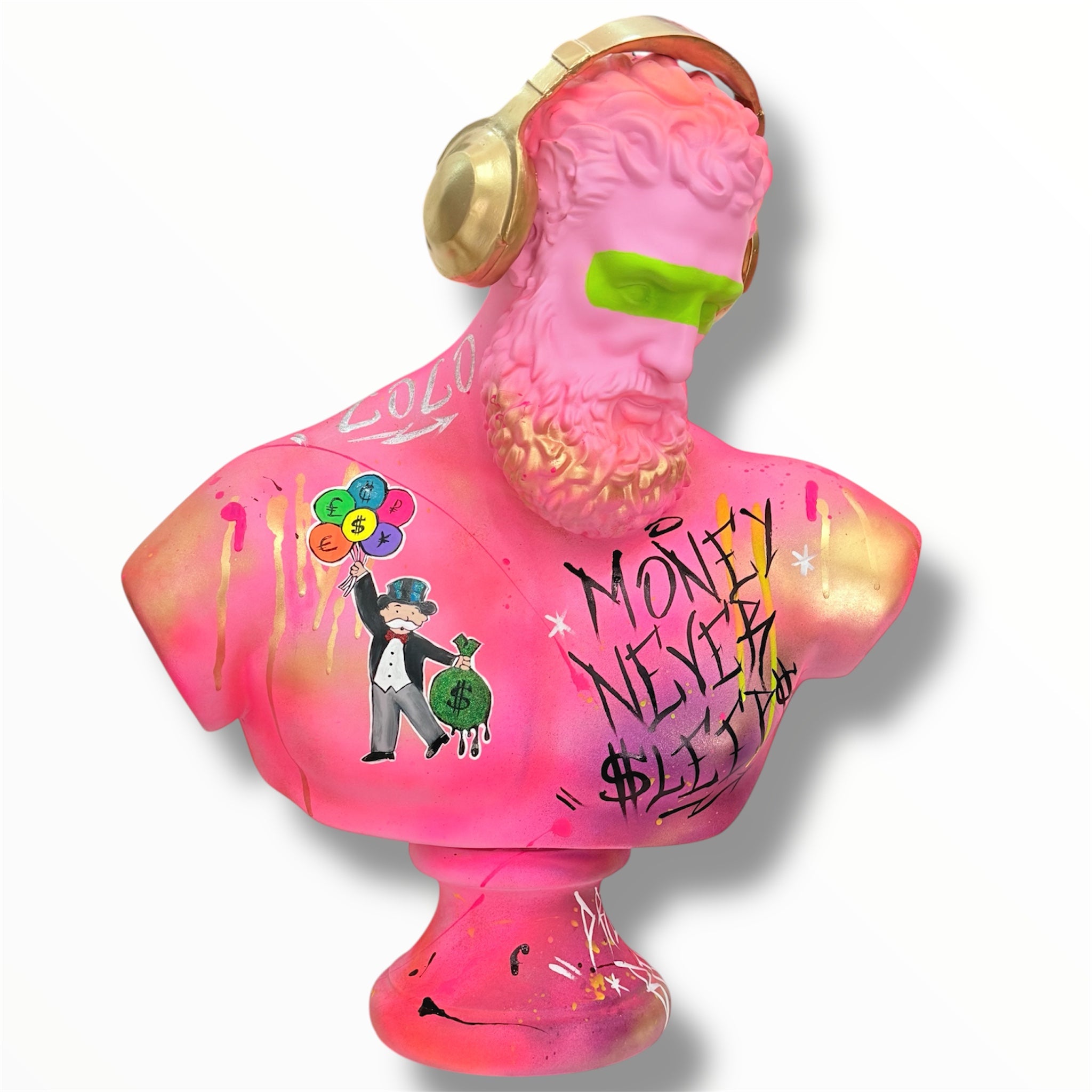 DJ Hercules Sculpture | XL Alec Monopoly Edition