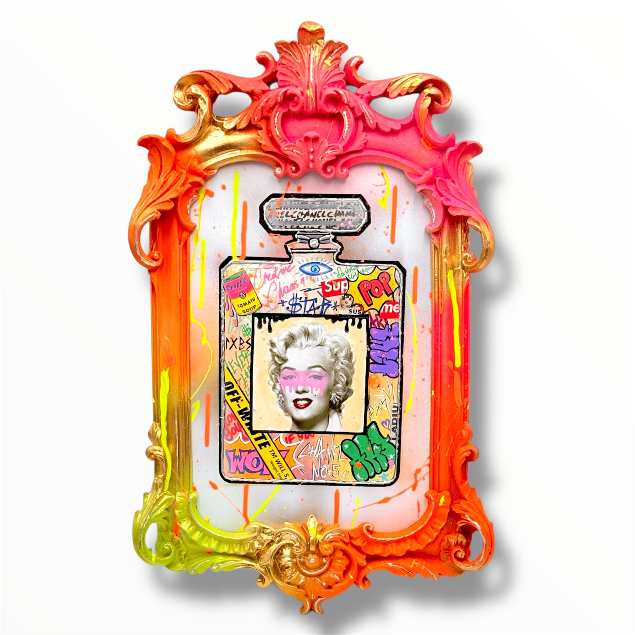 Marilyn Monroe Mixed Media Art | Pop Art Street Edition