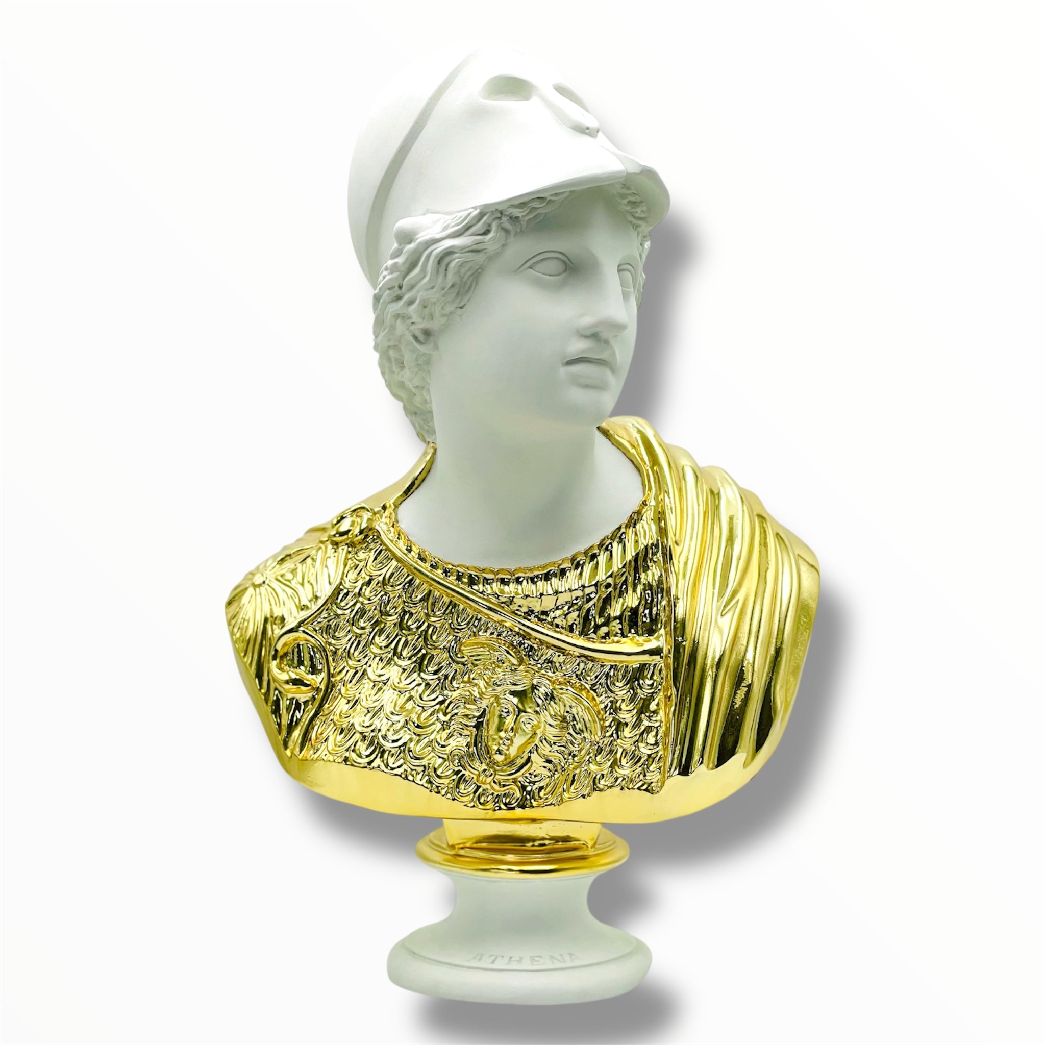Athena Sculpture | Gold Chrome Edition