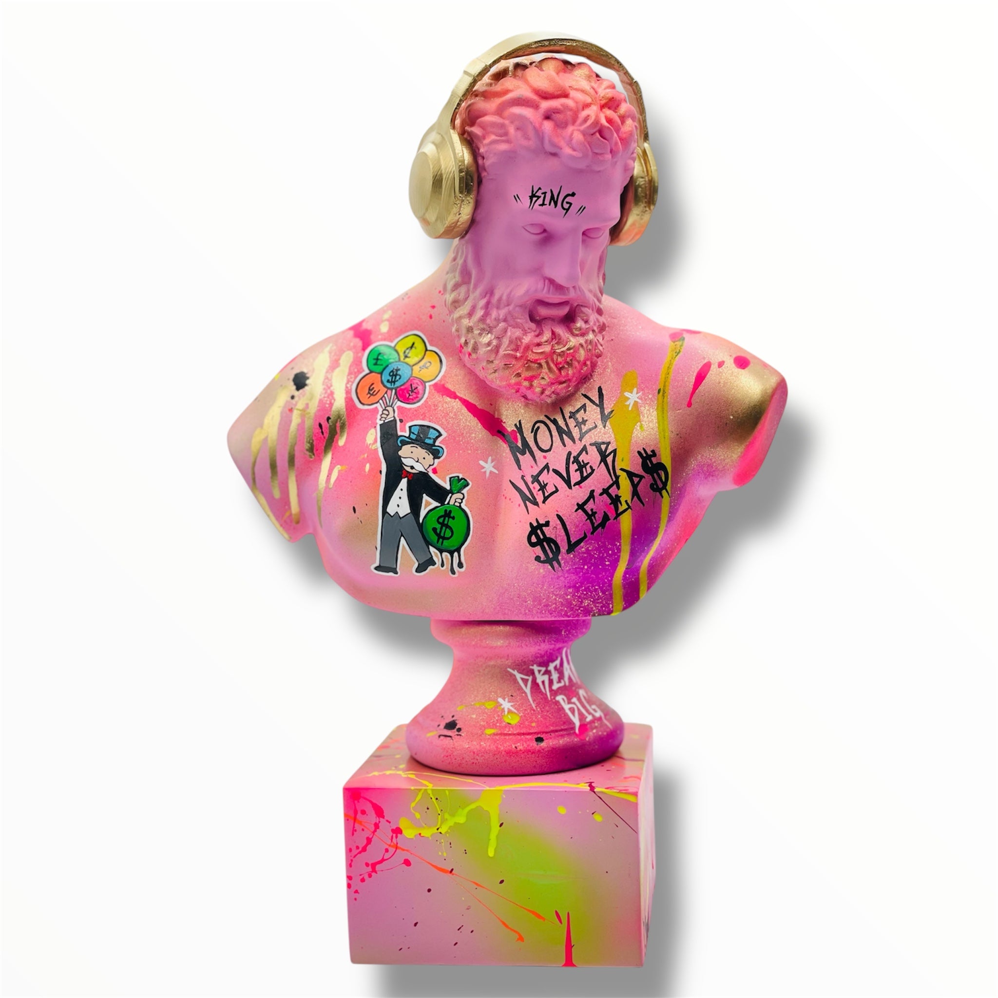 DJ Hercules Sculpture | Alec Monopoly Edition