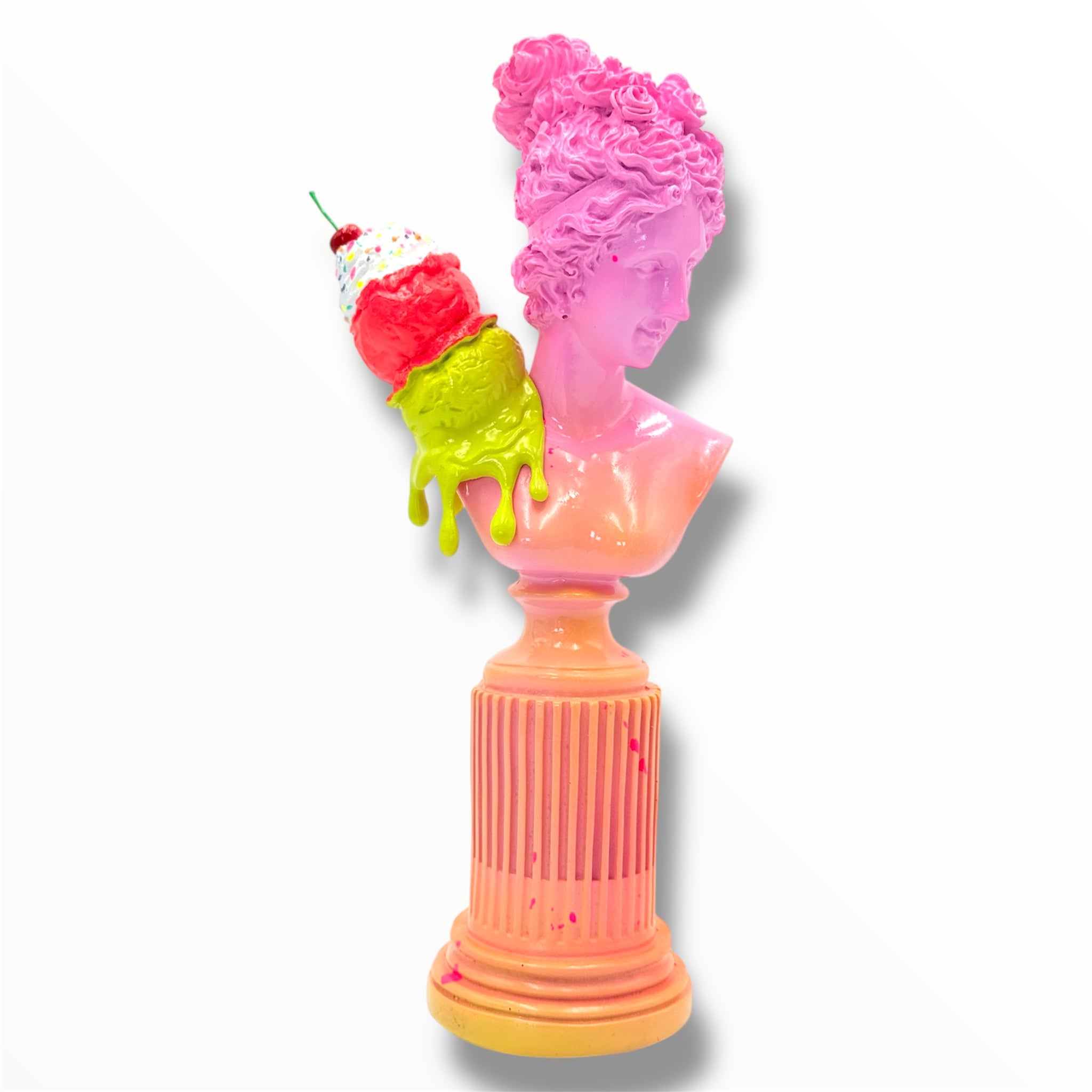 venus whipped ice cream sculpture contemporary pop art statue