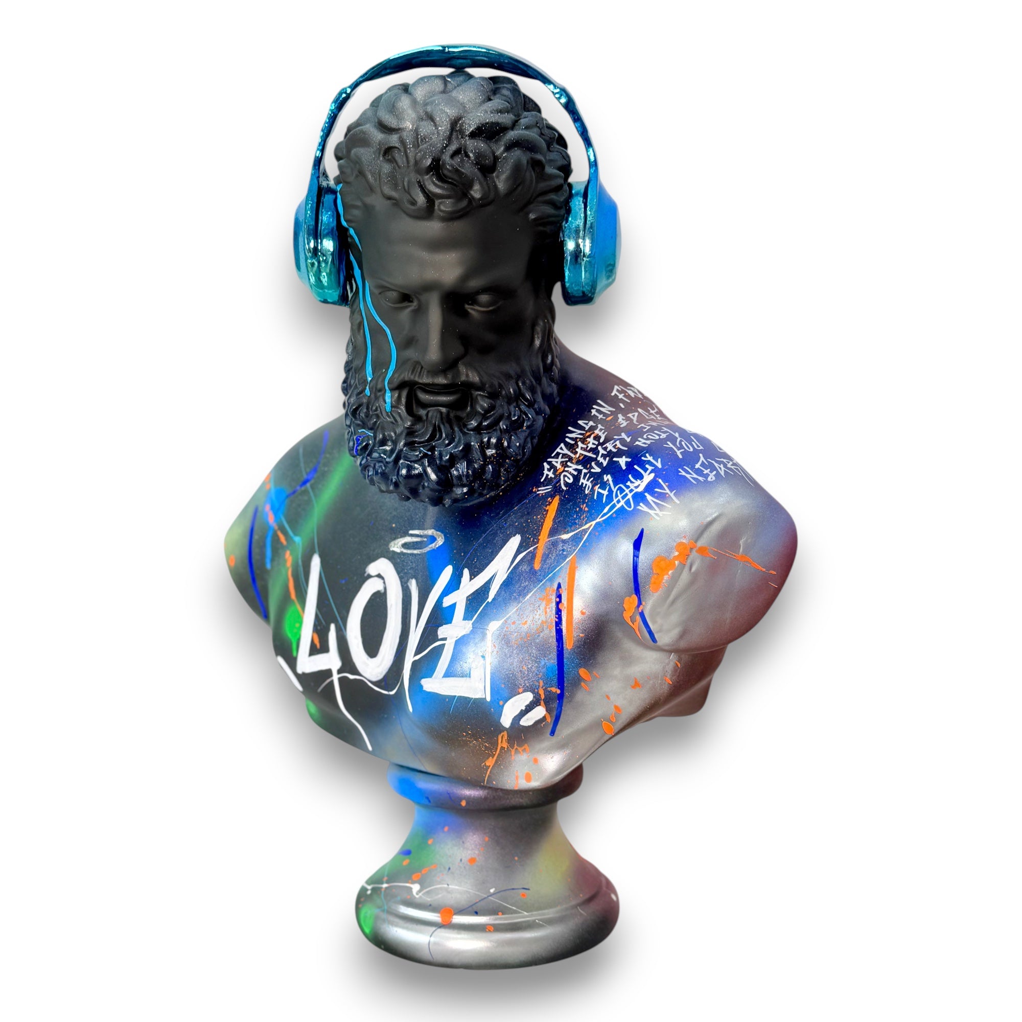 DJ Hercules Statue 60cm | Love Graffiti Edition