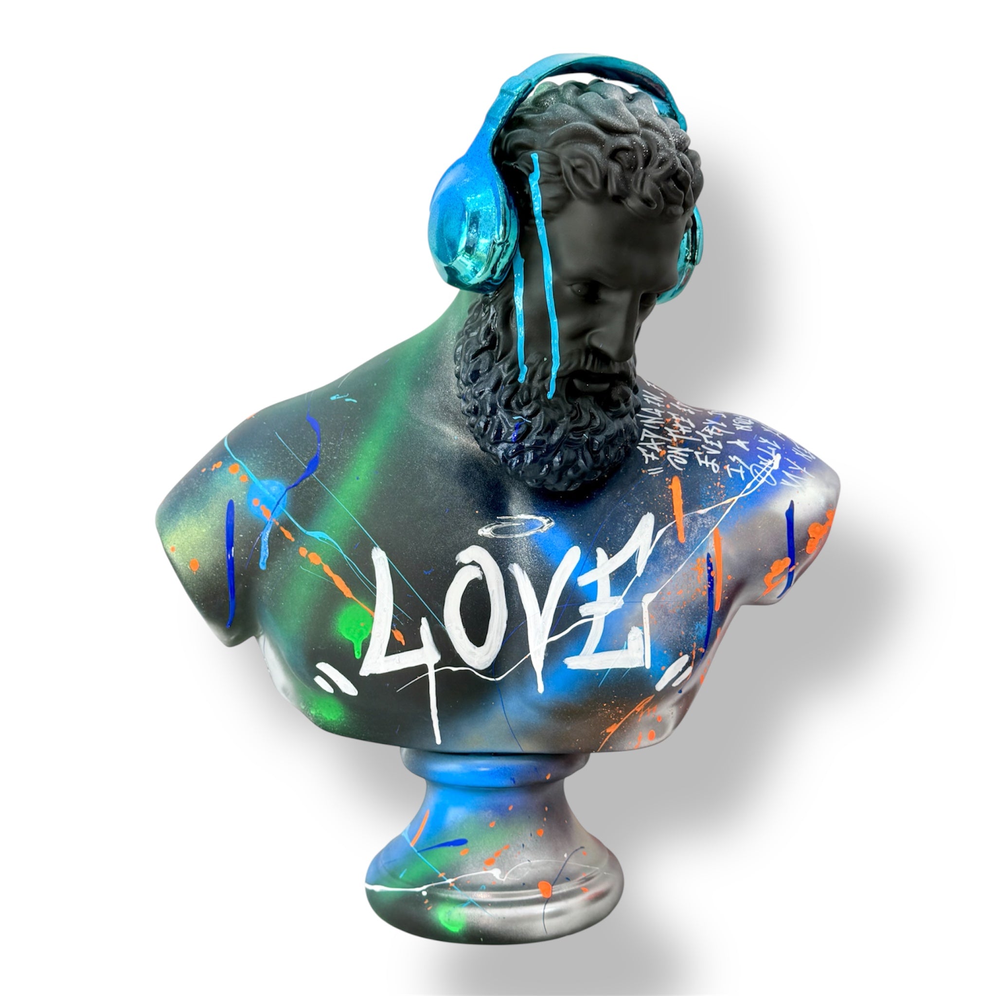DJ Hercules Statue 60cm | Love Graffiti Edition