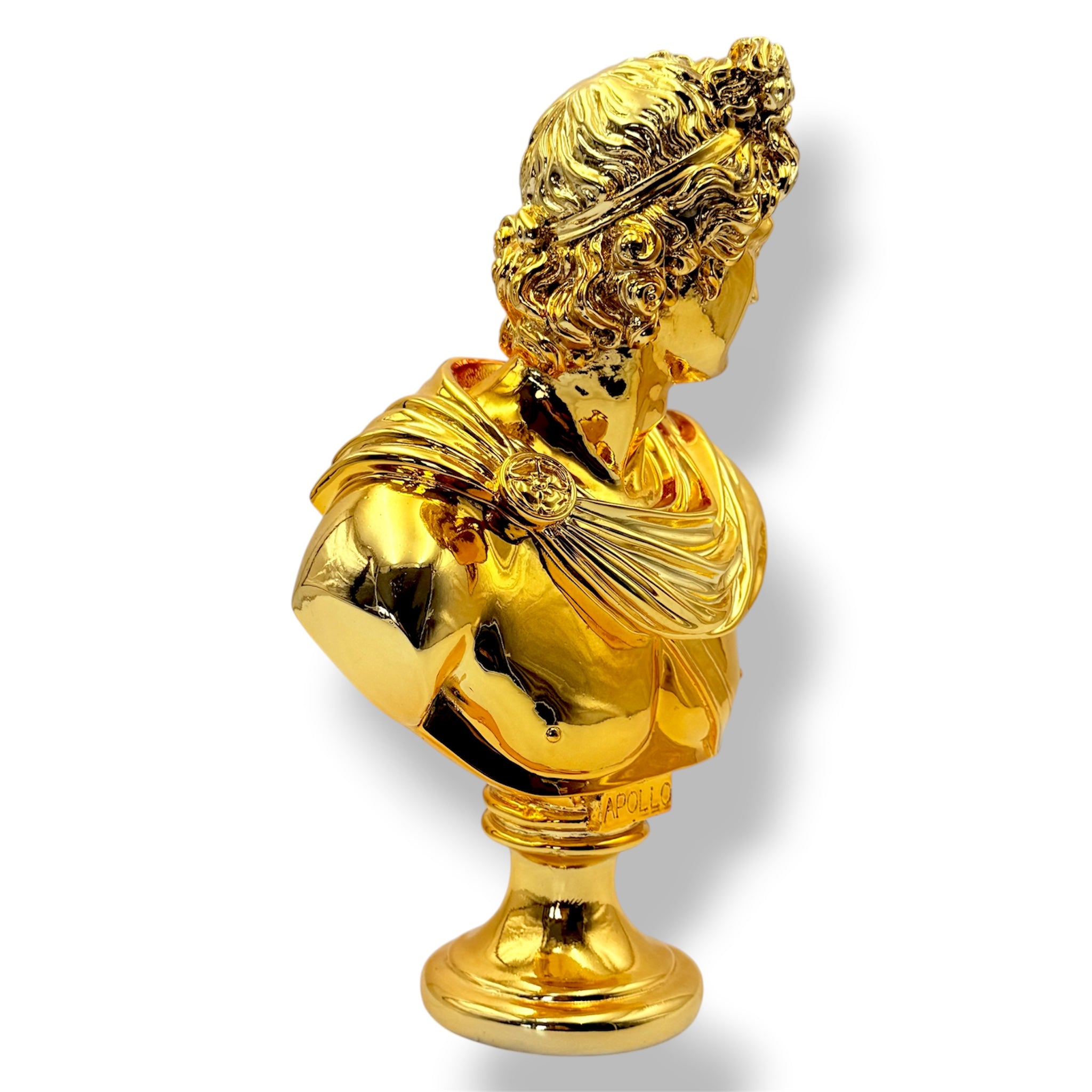 Apollo Sculpture | Gold Chrome with Pink Balloon
