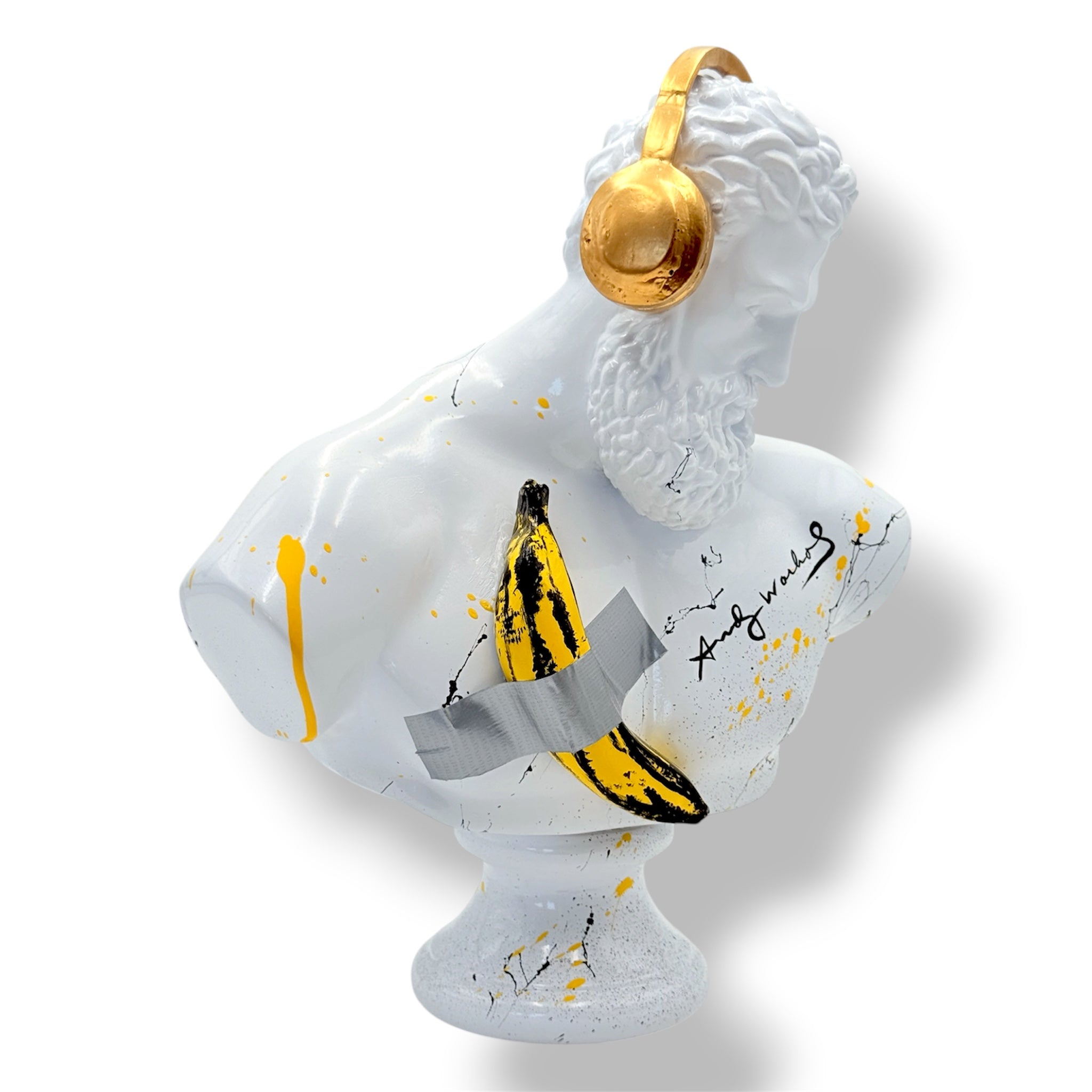DJ Hercules Sculpture | Warhol “Comedian” Edition
