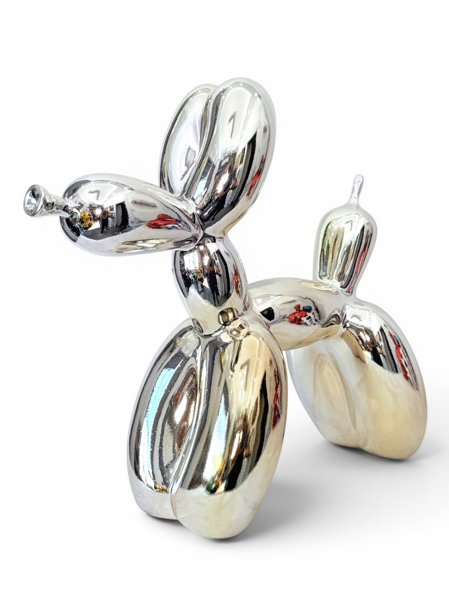 Xxl Pink Chrome Balloon Dog Sculpture | Iconic Pop Art Design