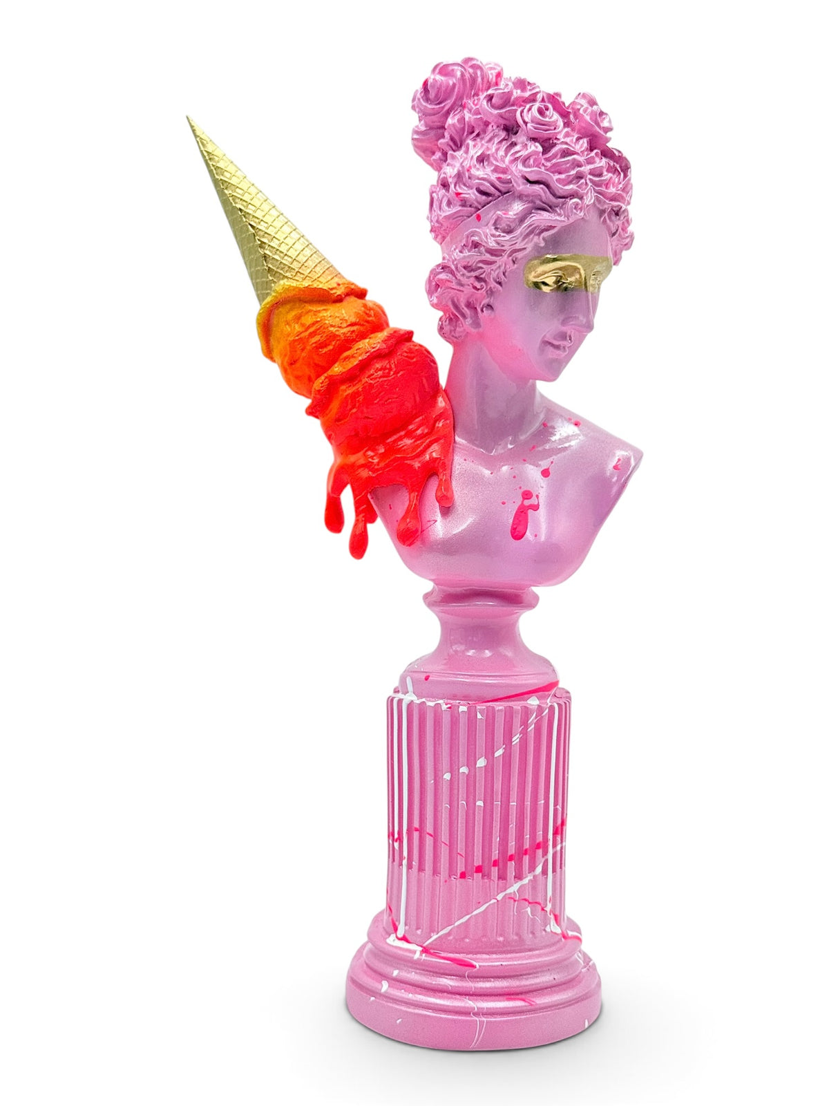 Venus Ice Cream Sculpture | Pink Aphrodite Pop Art Bust